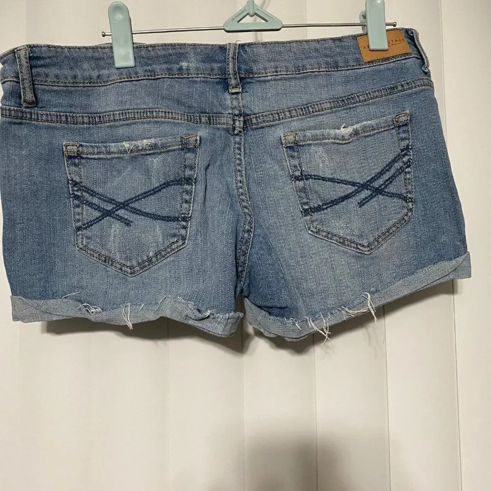 Aeropostale midi denim blue jeans - Picture 4 of 7